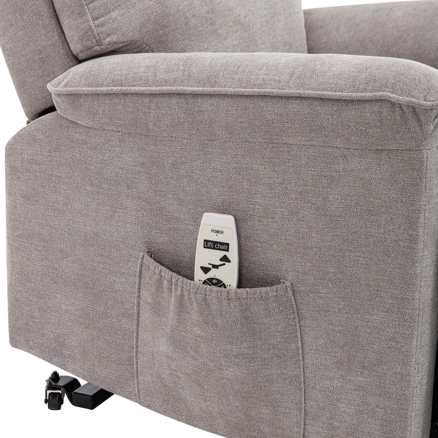 Kadyn Power Lift Chair, Power Lift Recliner with Massage and Heating Function Soft, Massage Chair Recliner for Living Room, Light Gray Kadyn Power Lift Chair, Power Lift Recliner with Massage and Heating Function Soft, Massage Chair Recliner for Living Room, Light Gray