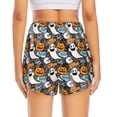 thumbnail image 2 of Lsque Happy Halloween2 Printed Women's Running Shorts with Liner Pockets,Elastic Quick Dry Workout Athletic Gym Yoga Shorts,Womens High Waist Shorts-X-Large, 2 of 9