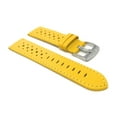 thumbnail image 3 of 22mm GT Rally Perforrated, Vented Racer Leather Watch Strap Band, Stainless Steel Buckle, 3 of 8