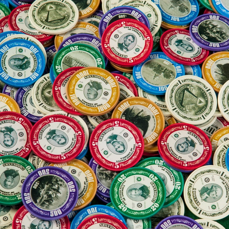 The Greenbacks American Currency Themed Poker Chips!! 