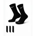 thumbnail image 3 of Women's Nike Everyday Plus Cushioned Training Crew Socks 3-Pack Color: Blackwhit Size: M, 3 of 5