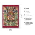 thumbnail image 2 of Chemchok Heruka with Consort - Tantric Buddhist Deity - Vintage Tibetan Thangka Buddhist Painting - Tibet, 13th Century - Master Art Print 10in x 14in, 2 of 4