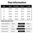 thumbnail image 3 of Womens Long Sleeve Shirts Color Block Casual Crewneck Tops Tshirt Basic Tee Fall Fashion Clothes Trendy Outfits 02-Black L, 3 of 5