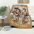 thumbnail image 3 of Personalised Blanket, Custom Blanket, Personalised Photo Blanket,Customized Flannel Blankets for Father, Mom, Lover, Kids, Friends, Pet, Birthday, Christmas - Personalised Gifts for Women Men., 3 of 6