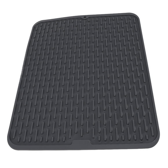 Bowl Dish Drain Pad, Rectangle Drainage Pad Kitchen Utensils Shelving Rack Insulation Pad Kitchen Insulation Anti Skid Silicone Pad Placement For Kitchen Utensils Bowls Plates