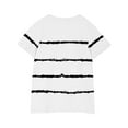 thumbnail image 5 of FRSASU Children'S Clothing Summer ,Shirts for Kids Short Sleeve Graphic T-Shirt Round Neck Crop Top for 3-14 Years Girls and Boy T-Shirt Tee White 13-14 Years, 5 of 5
