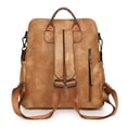 thumbnail image 4 of Women Backpack Purse Bag PU Leather Travel Backpack Purse for Ladies Shoulder Bags Satchel Handbag 2 Piece, 4 of 9
