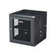 thumbnail image 4 of StarTech.com 12U 19" Wall Mount Network Cabinet, 20" Deep 4 Post Hinged Locking IT Computer Equipment Enclosure with Shelf, Flexible Vented Switch Depth Data Rack Cisco 3850, 2960 Series - 12U Vented Cabinet (RK1224WALHM) - Rack enclosure cabinet - wall mountable - black - 12U, 4 of 15