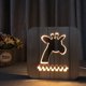 thumbnail image 3 of Rawiri Luces 3D de madera, luces nocturnas con luz cálida de animales, regalos de ambiente decorativos, 3 of 5