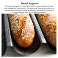 thumbnail image 2 of Moule à Baguette Pain Français Forme Ondulée Noir, 2 of 8