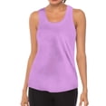 thumbnail image 1 of Camiseta deportiva Prolriy para mujer, sin mangas, transpirable, con cuello redondo, para entrenamiento en gimnasio, para yoga, color rosa, talla XL, 1 of 5
