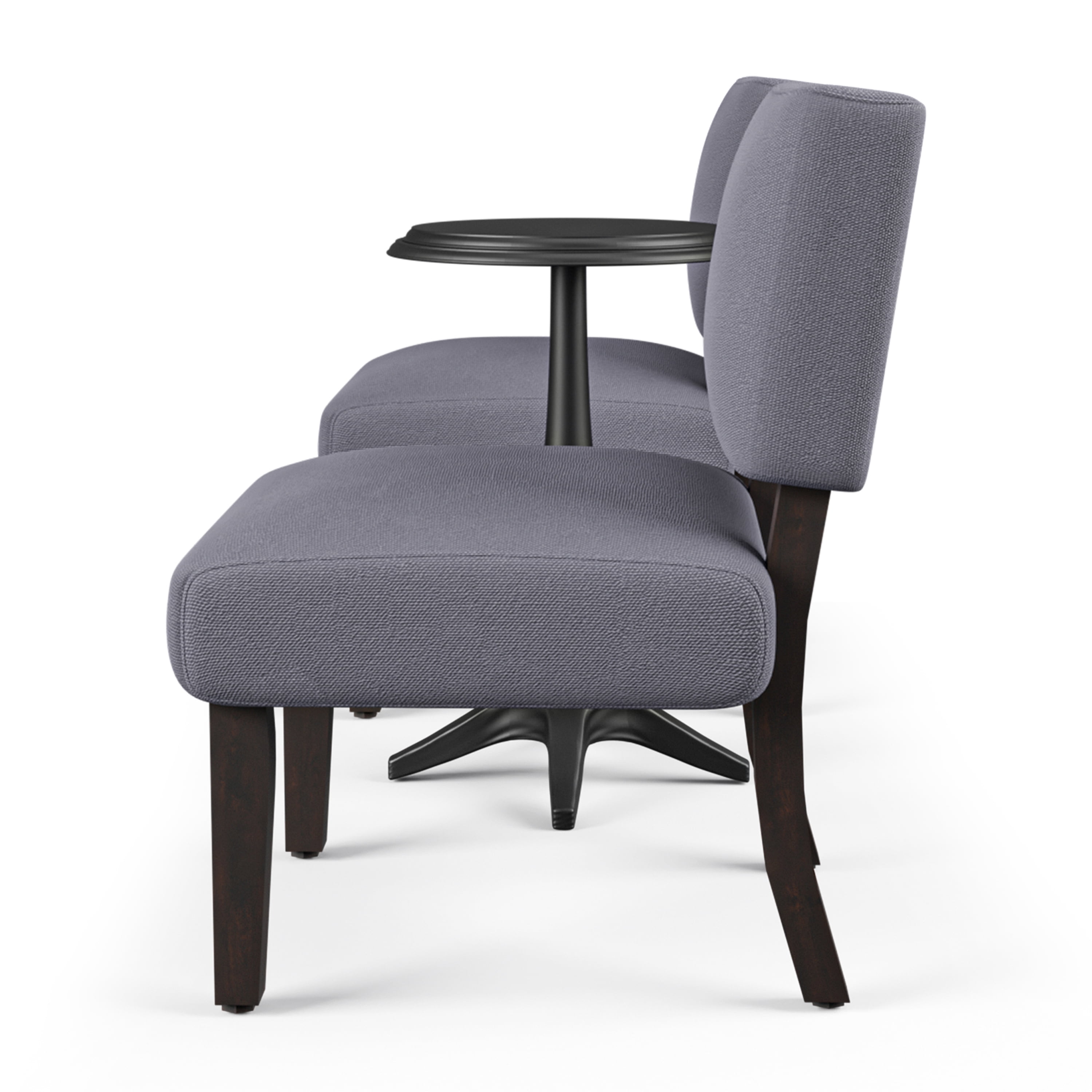 Furniture of America Salice 3-Piece Accent Table and Chair Set, Gray