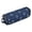 White Shape, variant on Hair Tools Storage with Heat Resistant Mat- Blue and White Color Scheme Printed Curling Iron Travel Bag/Flat Iron Case for Women