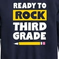 thumbnail image 3 of Instant Message - Ready To Rock Third Grade - Toddler And Youth Crewneck Fleece Sweatshirt, 3 of 6