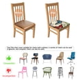 thumbnail image 5 of Pioneer Flower and Butterfly Seat Covers for Dining Room Chairs Set Of 4,Stretch Printed Washable Chair Seat Cover with Elastic Ties and Button,Removable Waterproof Couch Cushion Covers, 5 of 6
