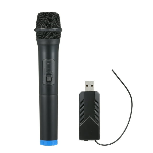 Amdohai Hand-held Wireless Microphone with USB Stick Receiver Anti-interference Digital Wireless Microphone System Outdoor
