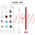 thumbnail image 3 of iPencil Case Sleeve Cute Fruit Design Silicone Soft Protective Cover Accessories Compatible with iPad Pencil 1st Generation - Red, 3 of 6