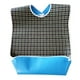 thumbnail image 1 of WORGEOUS Tartán de gran tamaño a prueba de agua impermeable Bib adulto Mealtime ropa protector (verde), 1 of 8