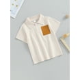 thumbnail image 3 of Bagilaanoe Little Boys T-shirt Short Sleeve Contrast Color Shirts 3T 4T 5T 6T 7T Kids Summer Casual Tops, 3 of 8