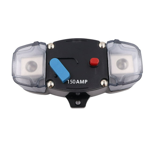 Decodeary Disjoncteur en Plastique Professionnel Réinitialisable Protection contre les Surcharges Accessoires de Haut-Parleur de Camion Automobile 150A 1Ensemble