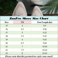 thumbnail image 3 of ZunFeo Ballet Flats for Women Soft Knit Slip on Shoes Fashion Pointy Toe Loafers for Daily Office, 3 of 9