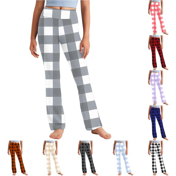 Girls Flare Leg Pants for Everyday Wear Fashion - Comfortable Soft Stretch Trousers with Elastic Waistband for School Playground and Casual Outings