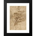 thumbnail image 2 of Parmigianino 11x14 Black Modern Framed Museum Art Print Titled - The Fall of the Rebel Angels (Recto) (C. 1524-1527), 2 of 5