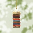 thumbnail image 3 of Huanglei Book Lovers Fun Reads Christmas Books Acrylic Ornaments, 3 of 8