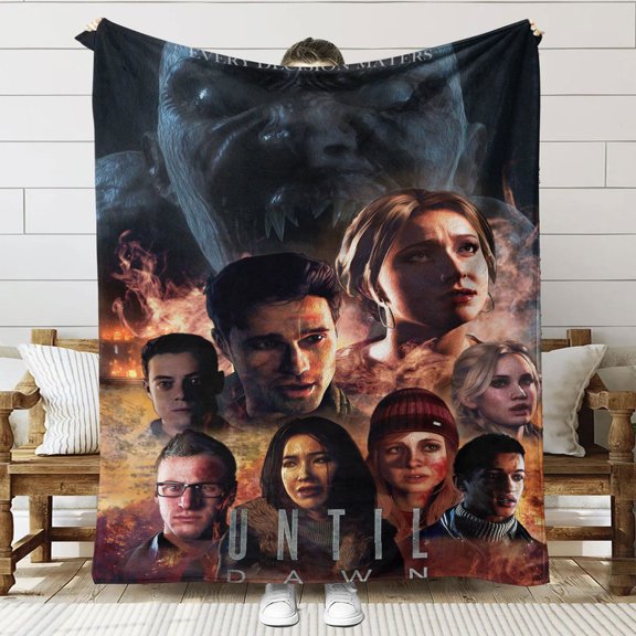 Until Dawn Throw Blanket Gifts for Fans Lover Girls Boys Women Present Hoodie Him Bed 60"x80"