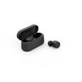 onn. True Wireless Earphones with Charging Case, Black