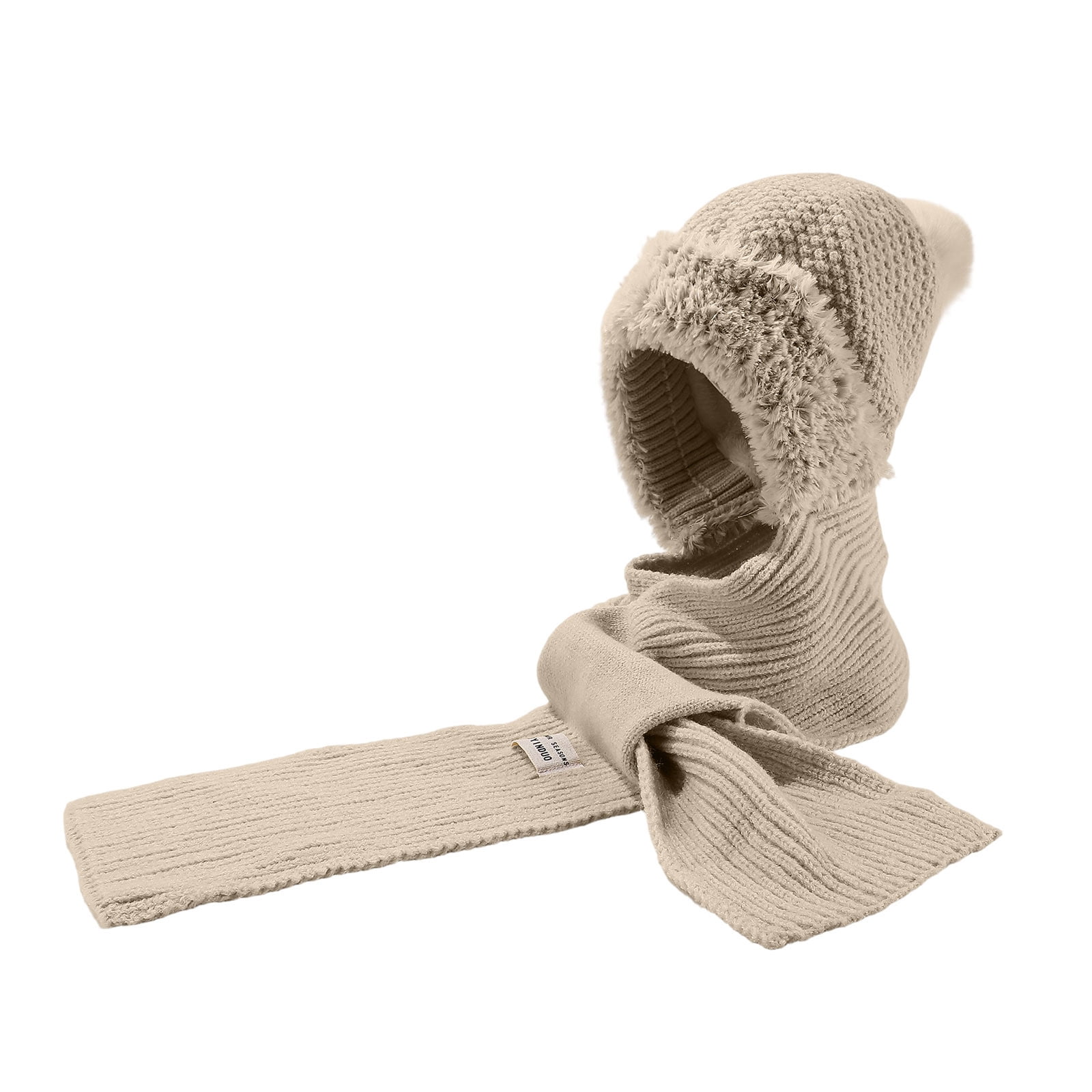 Winter Balaclava Hat 3 In 1 Knit Hat With Face Mask And Neck Gaiter, Windproof Thermal Warm Ski Mask Full Coverage Design, for Winter Skiing Snowboarding Cycling Outdoor Work