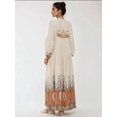 thumbnail image 3 of Printed Long Sleeve Viscose Maxi Dress, 3 of 6