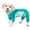 Green, variant on Pet Life ® Active 'Warm-Pup' Stretchy and Quick-Drying Fitness Dog Yoga Warm-Up Tracksuit