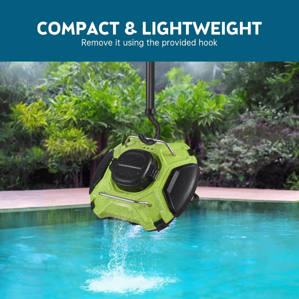 Pool cleaning robot,Pool Cleaner Runtime Battery 200um Motors Pool 30w Ipx8 Above Pool To 914 35w Led Indicator Above Ipx8 Waterproof Dual-drive 200um Fine Filter Pool 110 Sq.ft Pool Re Able