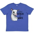 thumbnail image 3 of Inktastic Easily Distracted by Goats Cute Goat Youth T-Shirt, 3 of 5