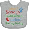 thumbnail image 3 of Inktastic Welder Like Daddy Boys or Girls Baby Bib, 3 of 4