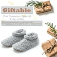thumbnail image 6 of Cozylook Fuzzy Slippers for Women Indoor with Non-Slip Grippers, Warm Fluffy Sherpa Lined - Soft Sole House Sock Shoes, 6 of 7
