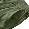 thumbnail image 6 of EOYWHK Beach Shorts with Pockets Elastic Waist Stretchy Mens Casual Shorts Soft Lightweight Breathable Casual Activewear for Men Army Green, Size L, 6 of 8