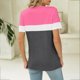 thumbnail image 4 of Camisetas con Cuello en V Mujeres Galaxy Print astral Manga Corta Top, Ligero Y Cómodo de Mujer Camisetas Casuales, 4 of 4