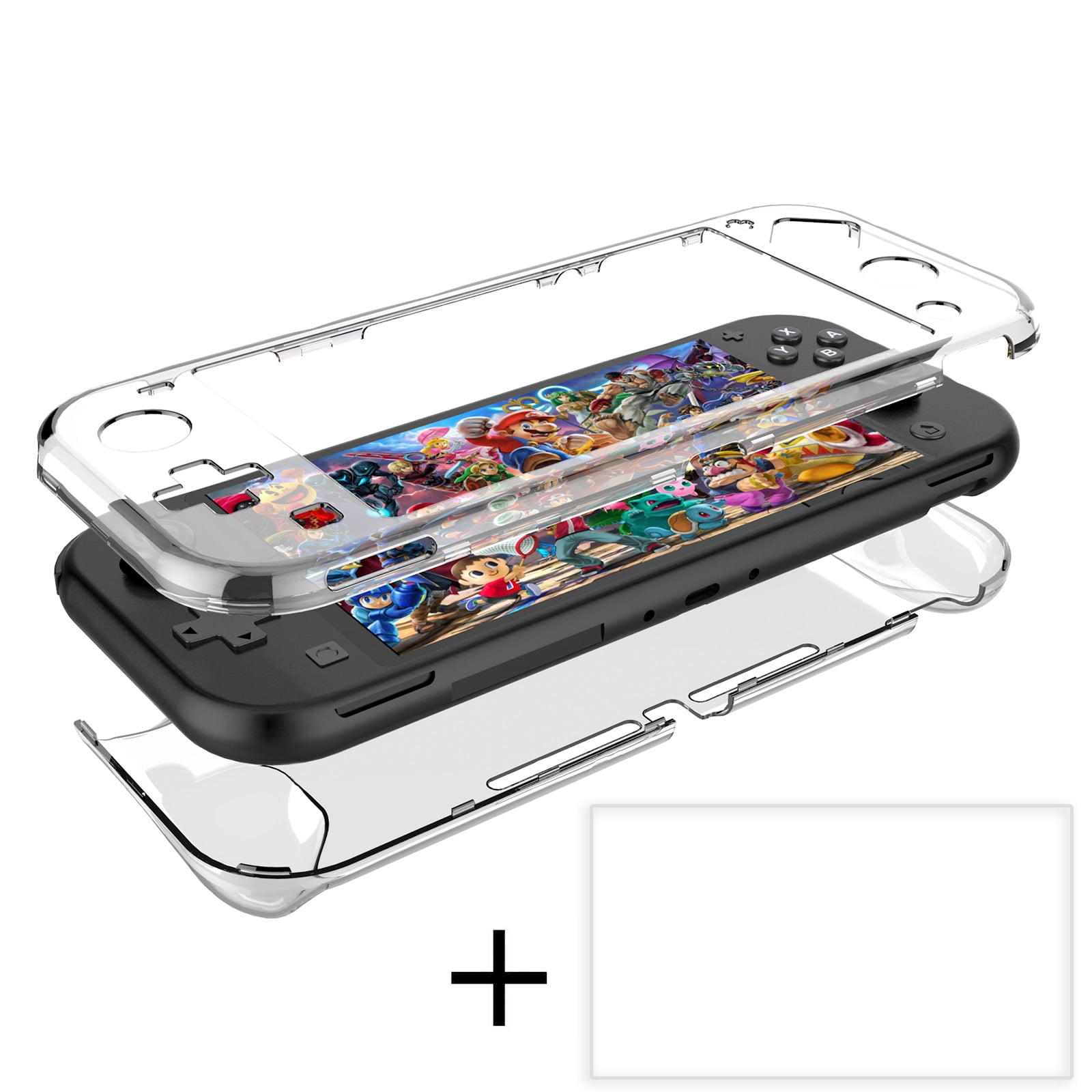 Clear Case for Nintendo Switch Lite, EEEkit Compatible with Nintendo