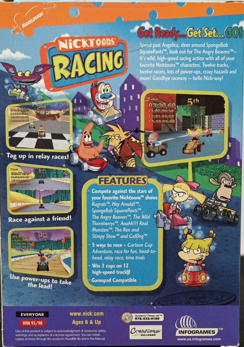 Nicktoons Racing Arcade Machine - Suse Racing