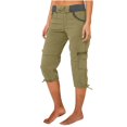 thumbnail image 1 of Pantalon Capri Cargo pour Femmes Été Décontracté Plein Air Actif Randonnée Capris Cargos avec Multiples Poches, 1 of 7