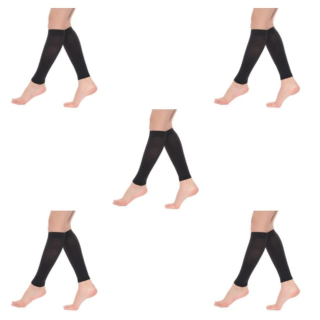 relayinert Bas de Compression Confortables et Faciles à Porter pour Femmes et Hommes Résistance aux Impacts Bas Confortables en Nylon Noir P 5ensemble