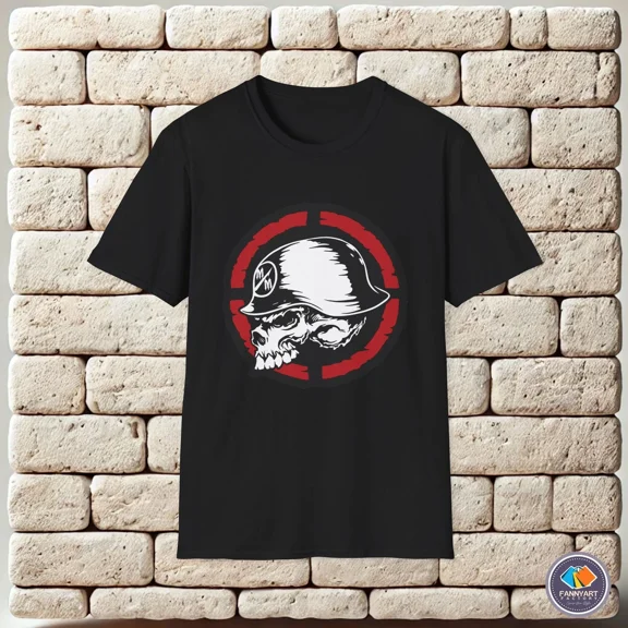 Reprint Rare Metal Mulisha Skull Helmet Unisex T-Shirt