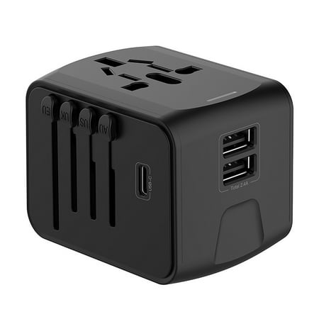 

Travel Mate An Efficient And Convenient 2USB 1Type C Functional Charging Hub Socket For Charging Needs