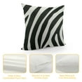 thumbnail image 4 of ARISTURING Black and White Zebra Decorative Short Plush Throw Pillow Cover with Tassels Zebra Animal Print Stripe Pillow Covers Modern Soft Pillowcase for Sofa Couch Living Room Home Decor, 4 of 5