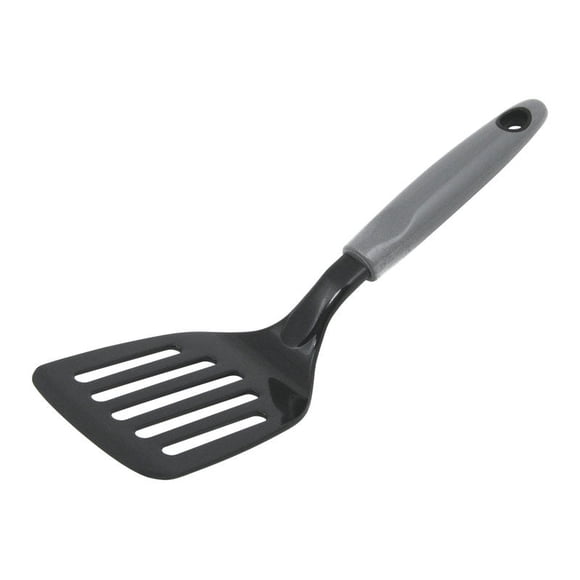 Slotted Turner Chef Craft, nailon negro y gris, 3 x 28 cm (paquete de 3)