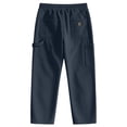 thumbnail image 5 of vdgthytj Mens Casual Pants Straight Leg Loose Fitted Ribbed Fall Winter Loungewear Corduroy Trousers with Pockets(Medium,Navy), 5 of 6