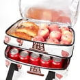 thumbnail image 5 of Valentine's Day Double Layered Insulated Refrigerated Lunch Bag with Two Compartments - Large Capacity Hand-Carry Meal Bag, 7.1x11.4x16.1 inches, 5 of 6