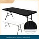 thumbnail image 5 of Manteles, cubierta para mesa de picnic, cubierta de mesa de spandex, mantel de picnic, mantel elástico para mesa rectangular de 1,8 x 0,7 m, mantel de patio estirable y lavable para exteriores., 5 of 7